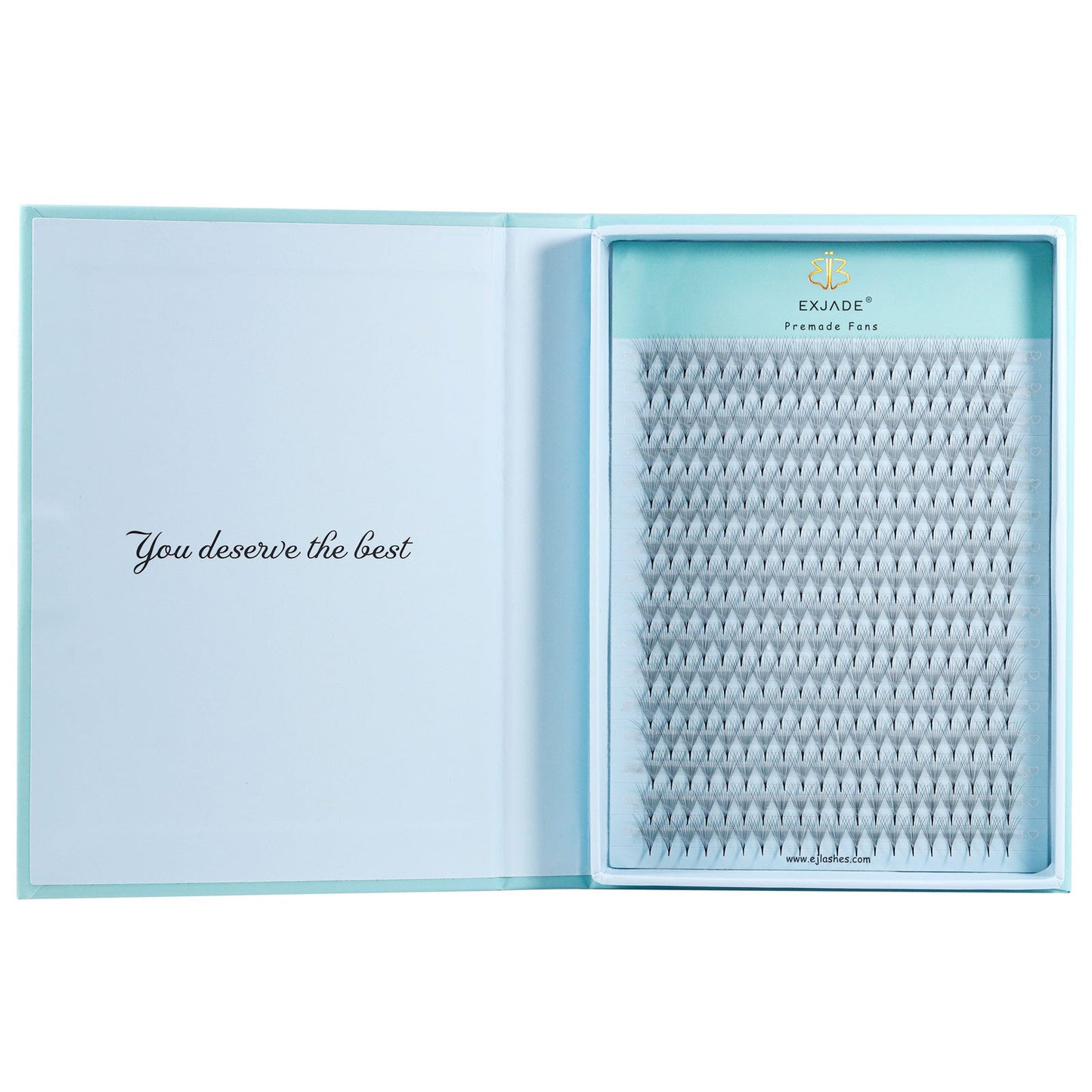 0.05mm 10D Heat-bonded thin base premade fans (320 fans )