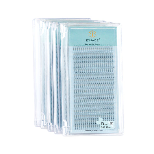 Premade fans kits 1 (5 trays)   3D/4D/5D/6D/8D Premade fans kits 1 (5 trays)   3D/4D/5D/6D/8D