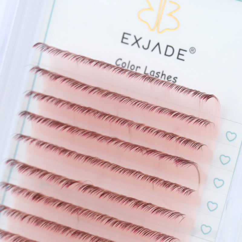 0.07mm Ombre Color Eyelash Extensions (16 rows)