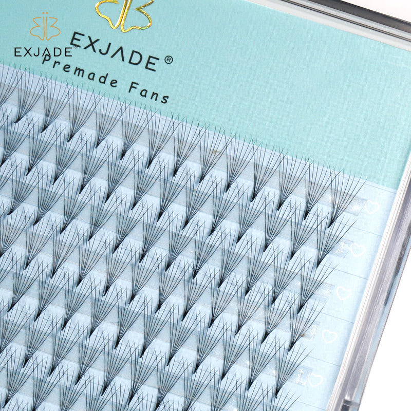 0.05mm 8D Heat-bonded thin base premade fans (320 fans )