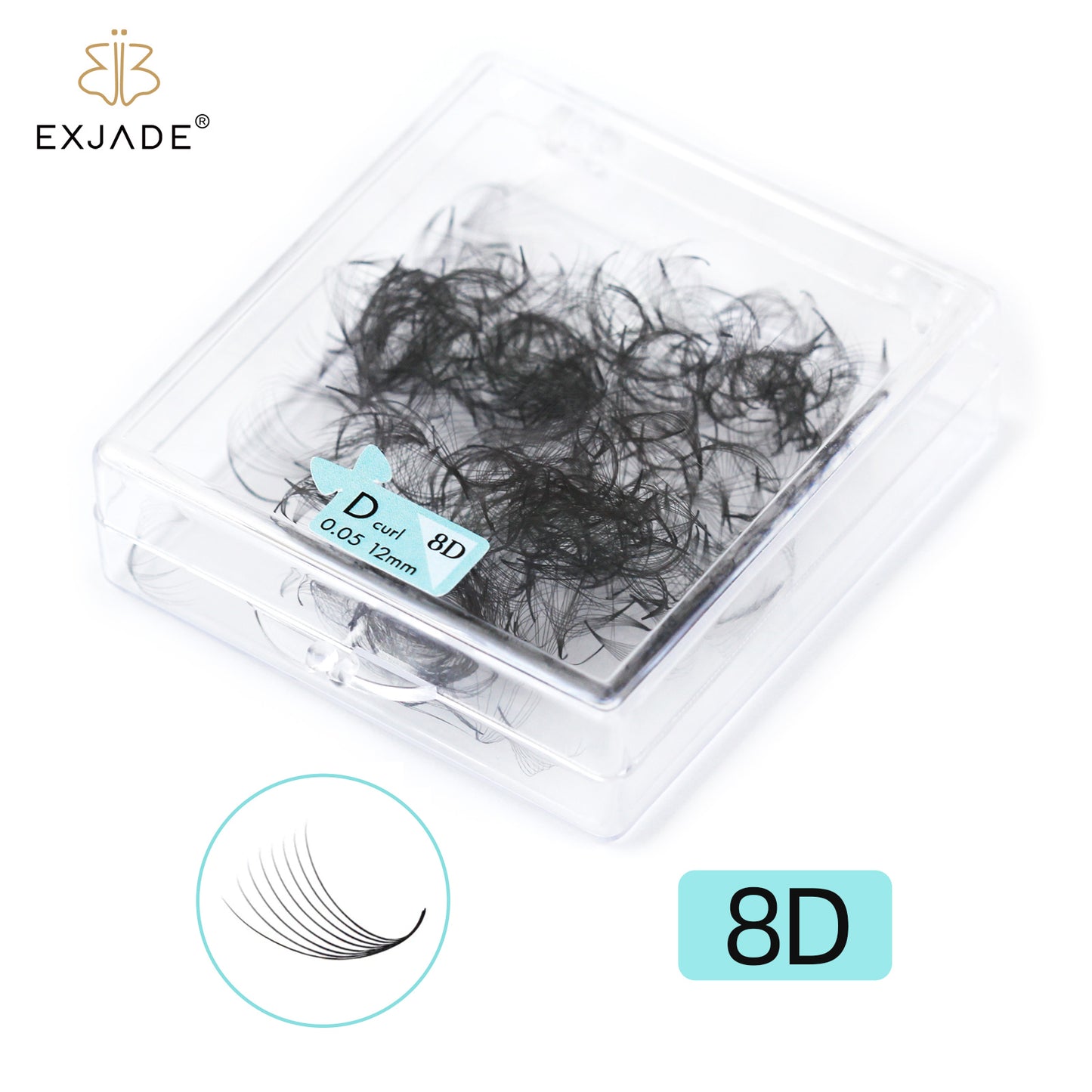 8D premade loose fans (500 Fans)