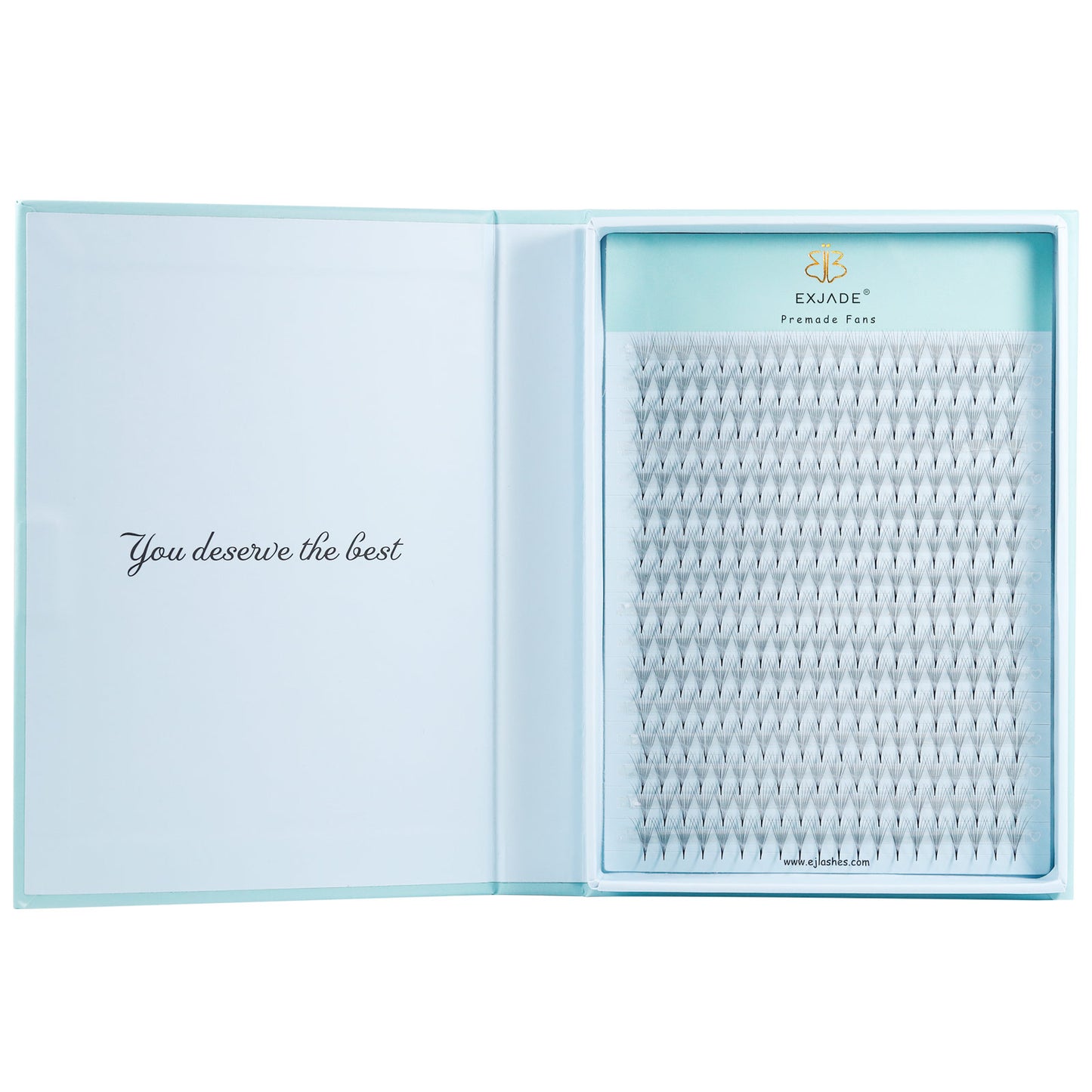 0.05mm 8D Heat-bonded thin base premade fans (320 fans )