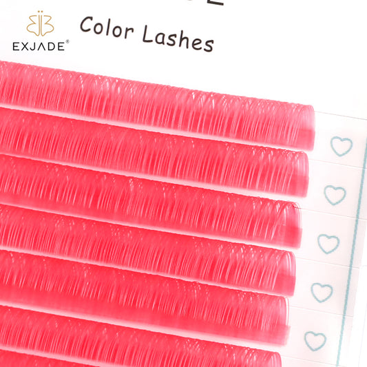 0.07mm Colorful Eyelashes (16rows)