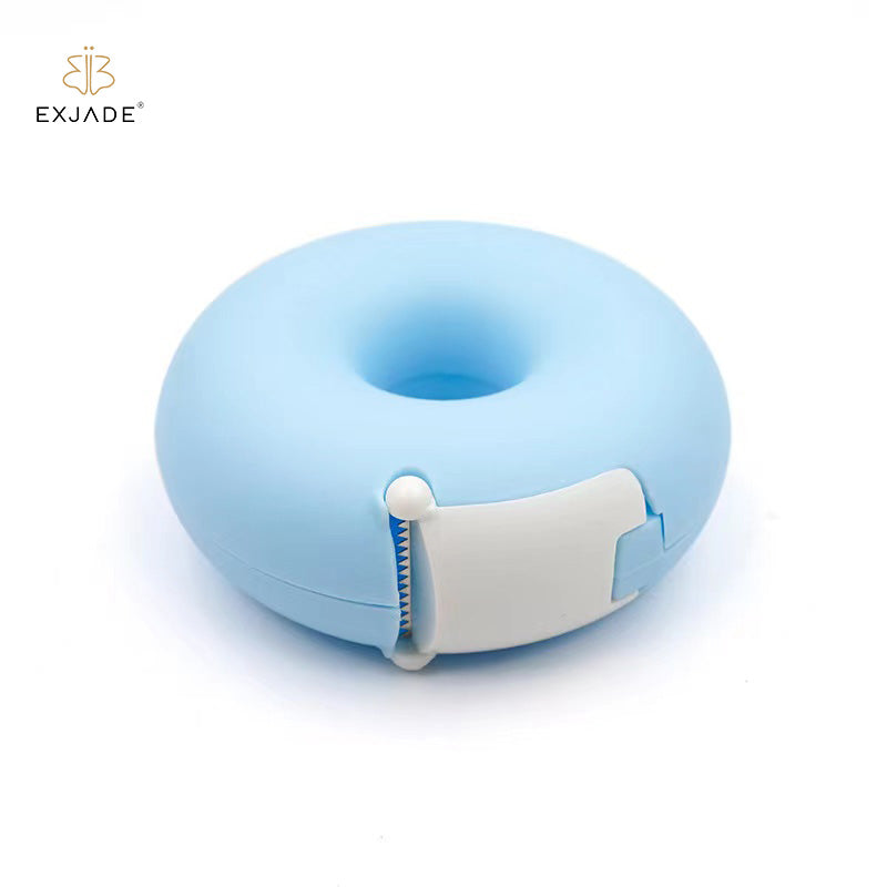 Candy Color Donut Plastic Tape Cutter