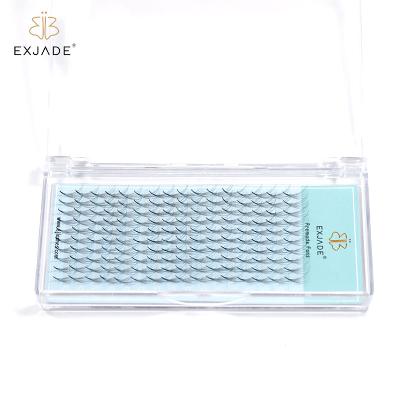 5D Heat-bonded thin base premade fans (16 rows)