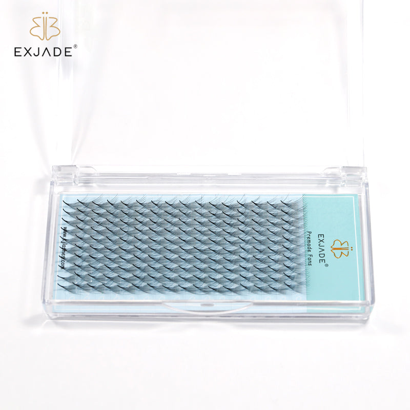 10D Heat-bonded thin base premade fans (16 rows)