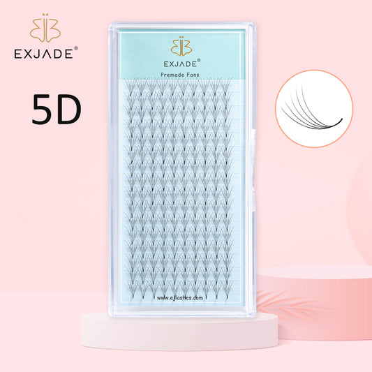 5D Heat-bonded thin base premade fans (16 rows) 5D Heat-bonded thin base premade fans (16 rows)
