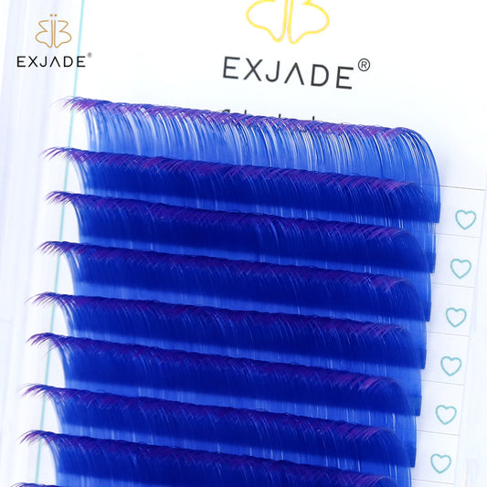 0.07mm Ombre Color Individual Premium Eyelash Extensions (16 rows)