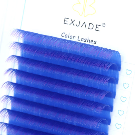 0.07mm Ombre Color Eyelash Extensions (16 rows)