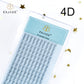 4D Heat-bonded thin base premade fans （16 rows）