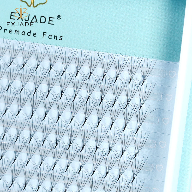 0.07mm 6D Heat-bonded thin base premade fans (320 fans )