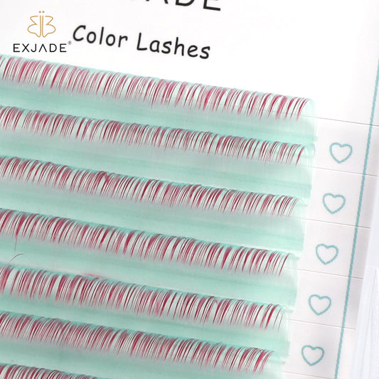 0.07mm Ombre Color Eyelash Extensions (16 rows)