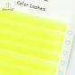 0.07mm Neon Fluorescent Colored Lashes (16 rows)