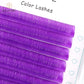 0.07mm Neon Fluorescent Colored Lashes (16 rows)