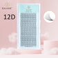 12D Heat-bonded thin base premade fans （16 rows）